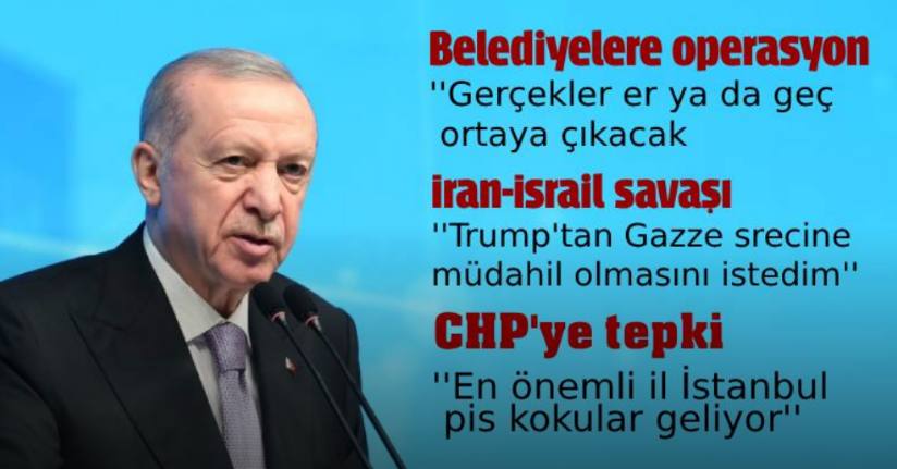 Cumhurbaşkanı Erdoğan'dan CHP'ye sert tepki: ''Her yerden çok pis kokular geliyor''
