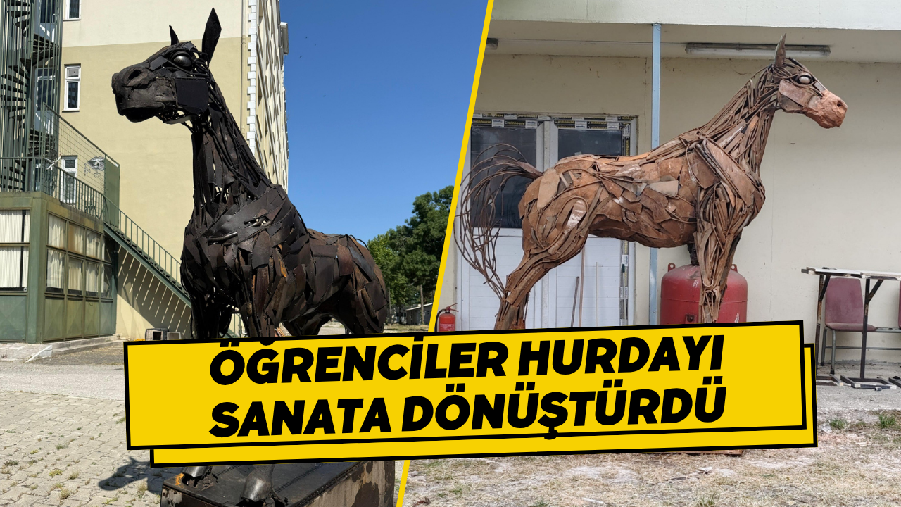 Öğrenciler Hurdayı Sanata Dönüştürdü