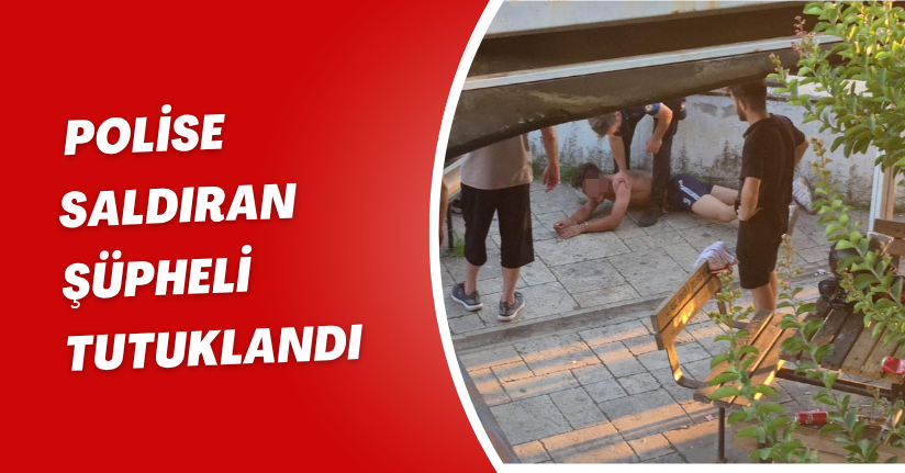 Polise saldıran şüpheli tutuklandı