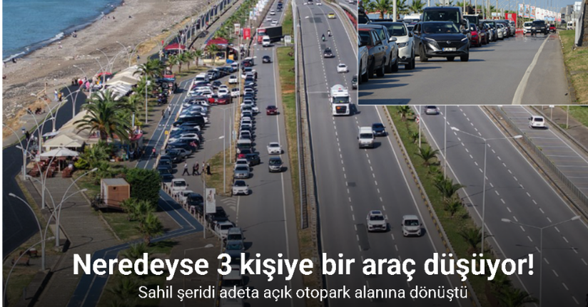 Neredeyse 3 kişiye bir araç düşüyor