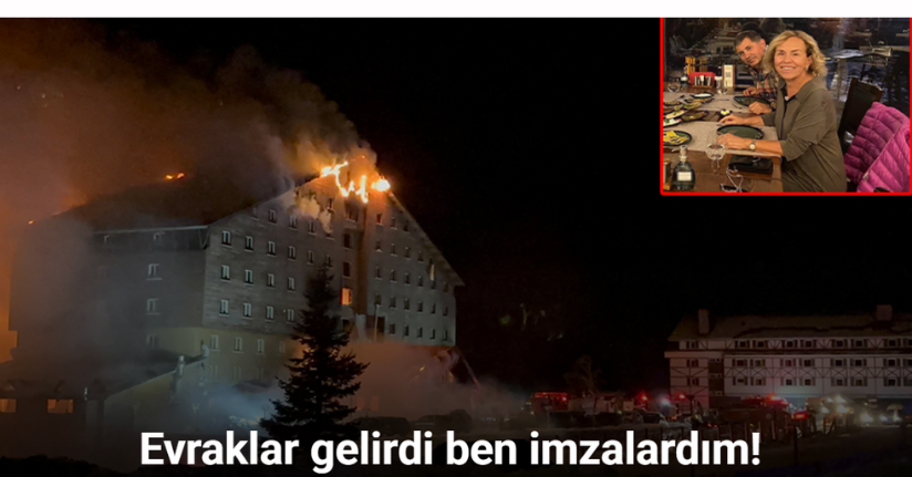 Otel sahibinin tutuklu eşi