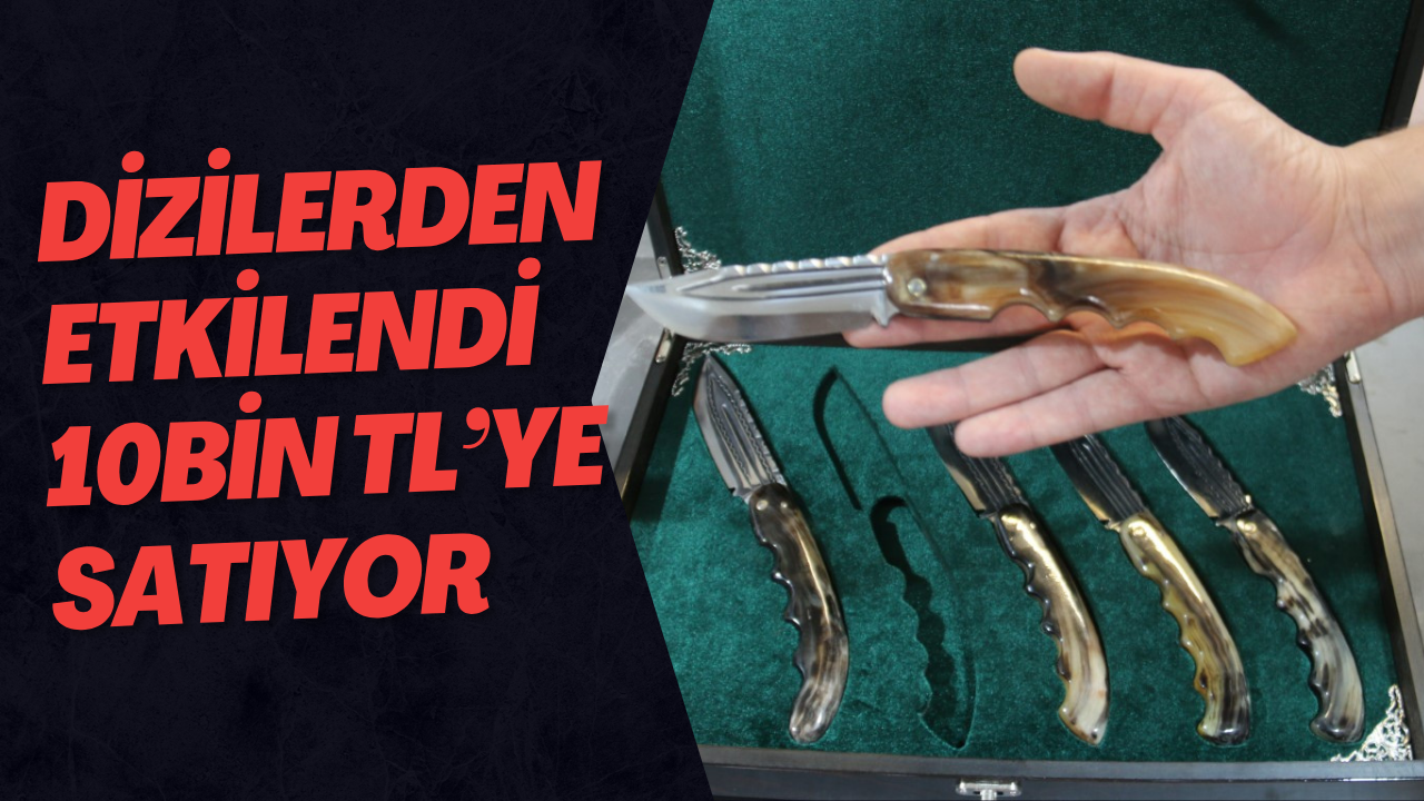10 Bin Boynuz Arasından Seçtiği Boynuzlarla Sivas Bıçakları Üretti