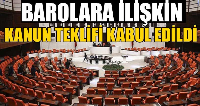 Çoklu Baro Teklifi Adalet Komisyonu'nda Geçti