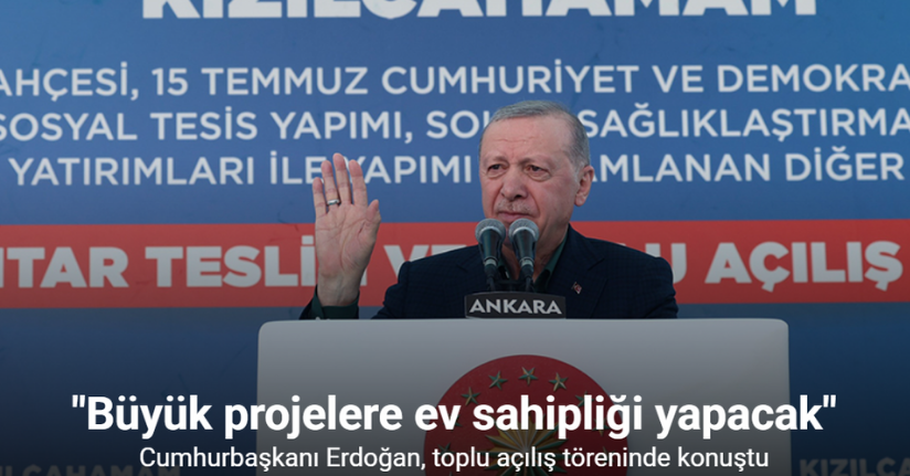 Cumhurbaşkanı Erdoğan: