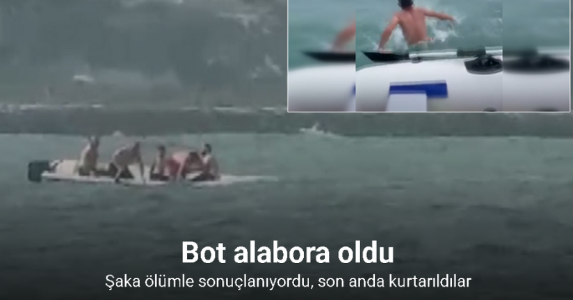 Şaka ölümle sonuçlanıyordu, son anda kurtarıldılar