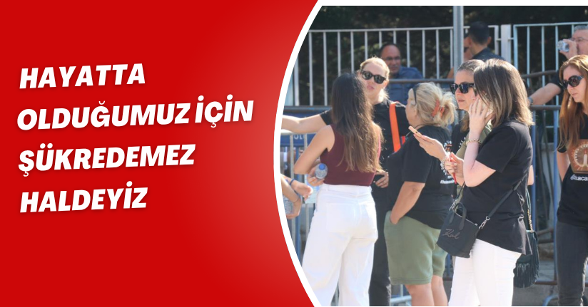 Otel faciasından eşi ve çocuğuyla birlikte kurtulan anne