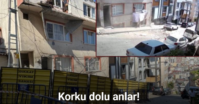Kağıthane’de balkon çöktü, bina tedbir amaçlı mühürlendi