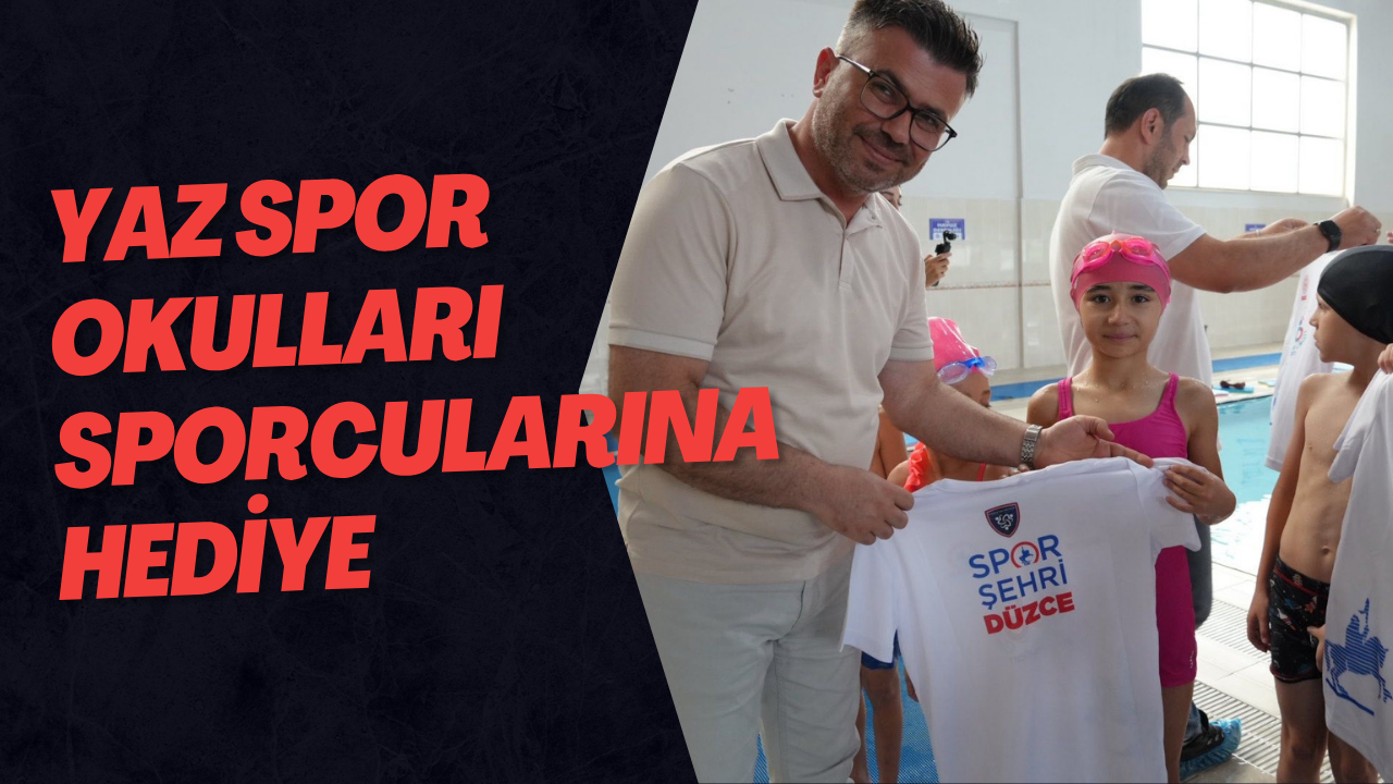 Yaz Spor Okulları Sporcularına Hediye