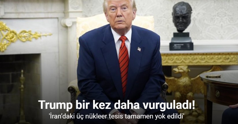 Trump bir kez daha vurguladı: 
