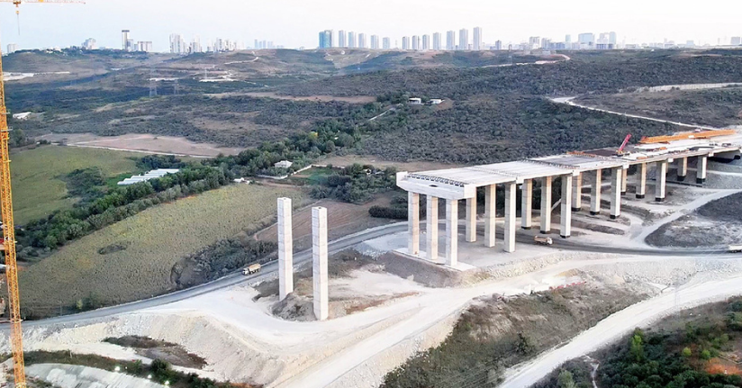 Kanal İstanbul’un ilk köprüsünde son durum: 110 metreye ulaştı