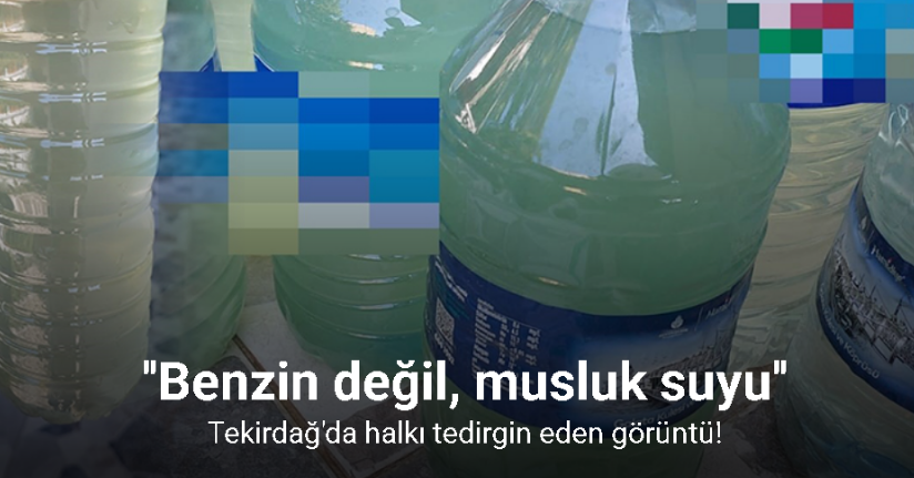 Tekirdağ’da musluklardan yeşil su aktı, mahalleli isyan etti