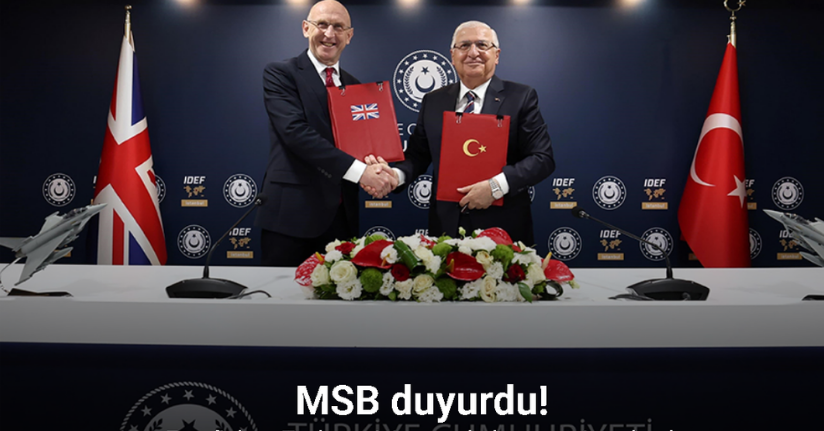 Türkiye’nin Eurofighter kullanıcısı olarak kabulüne ilişkin tam kapsamlı mutabakat zaptı imzalandı