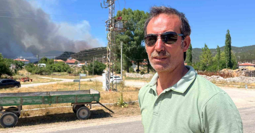 Alevlerin Sarıcaova’ya girmesine 300 metre kaldığı bildirildi