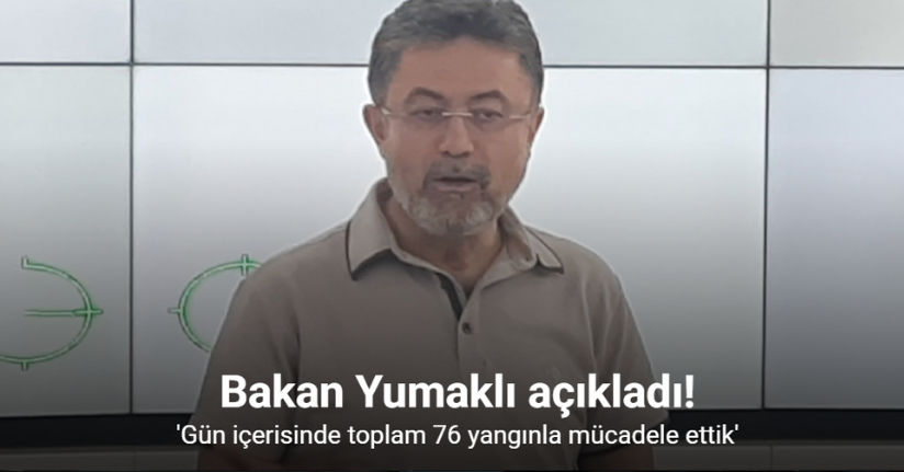 Bakan Yumaklı: 