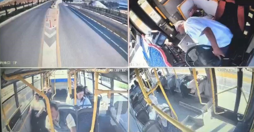 Direksiyon başında kalp krizi geçiren halk otobüsü şoförü hayatını kaybetti