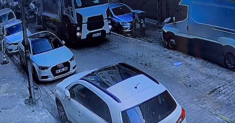 Esenyurt’ta çocuğa çöp kamyonunun çarpması sonucu öldüğü olayın yeni görüntüler ortaya çıktı