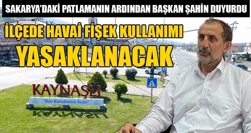 İlçede Havai Fişek Kullanımı Yasaklanacak