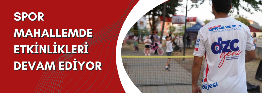 Spor Mahallemde Programı Başladı