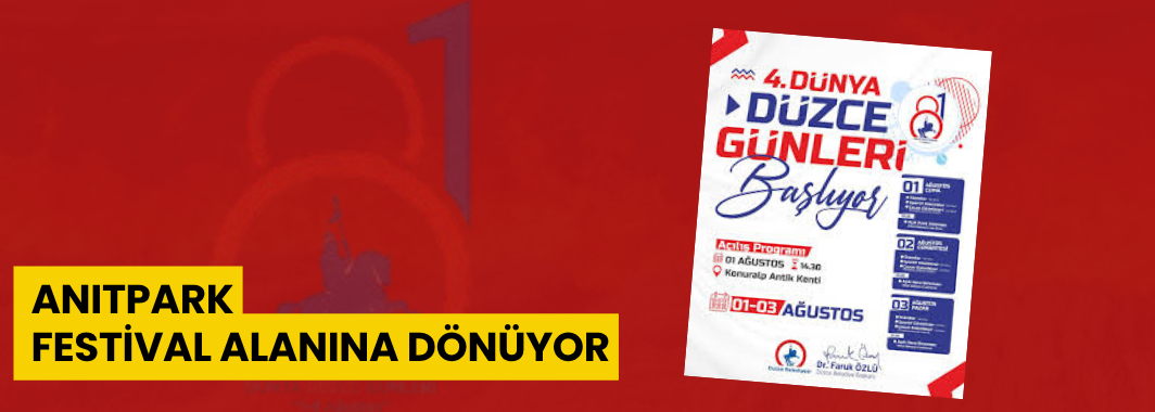 Anıtpark Festival Alanına Dönecek