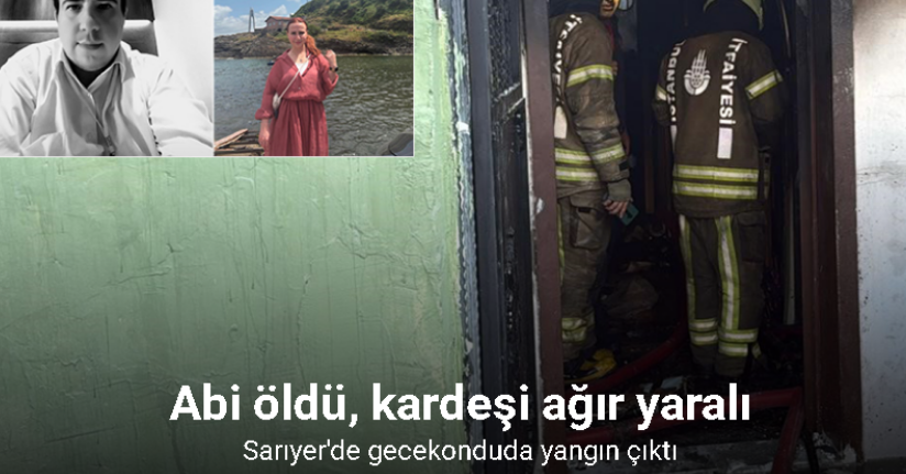 Sarıyer’de gecekonduda çıkan yangında 1 kişi hayatını kaybetti