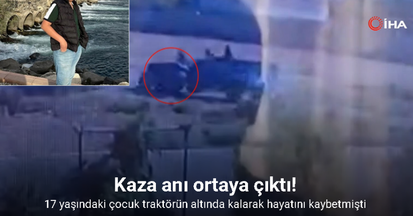 Gaziantep’te çocuğun traktörün altında kaldığı kaza görüntüleri ortaya çıktı