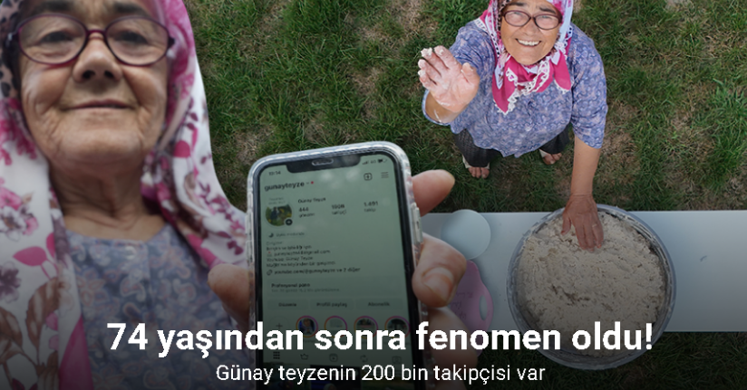 74 yaşından sonra fenomen oldu