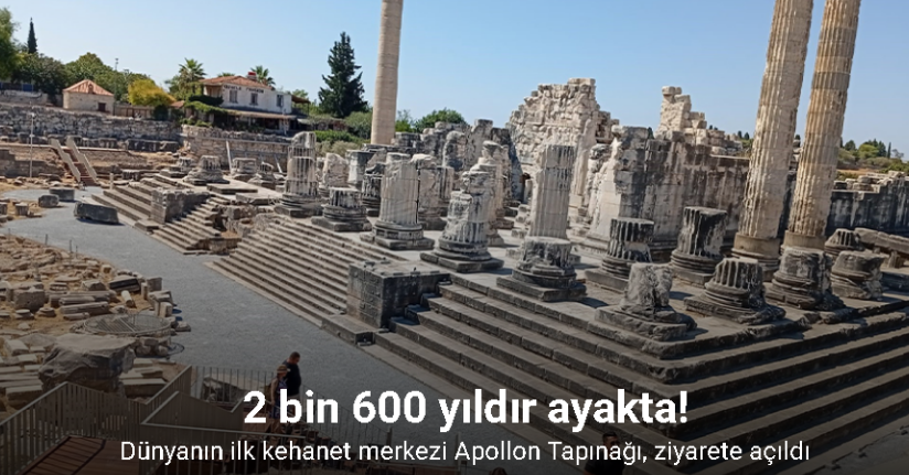 Dünyanın ilk kehanet merkezi Apollon Tapınağı, ziyarete açıldı