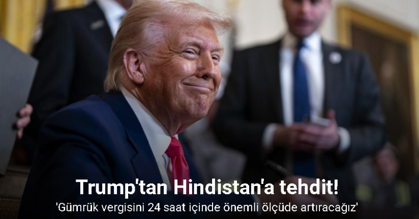 Trump'tan Hindistan'a Rus petrolü tehdidi
