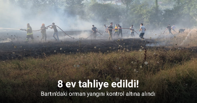 Bartın'daki orman yangını kontrol altına alındı