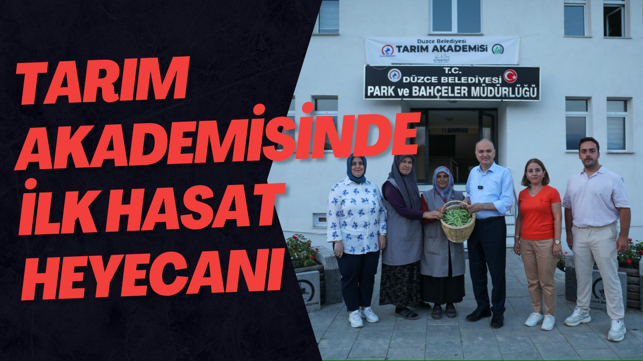 Tarım Akademisinde İlk Hasat Heyecanı