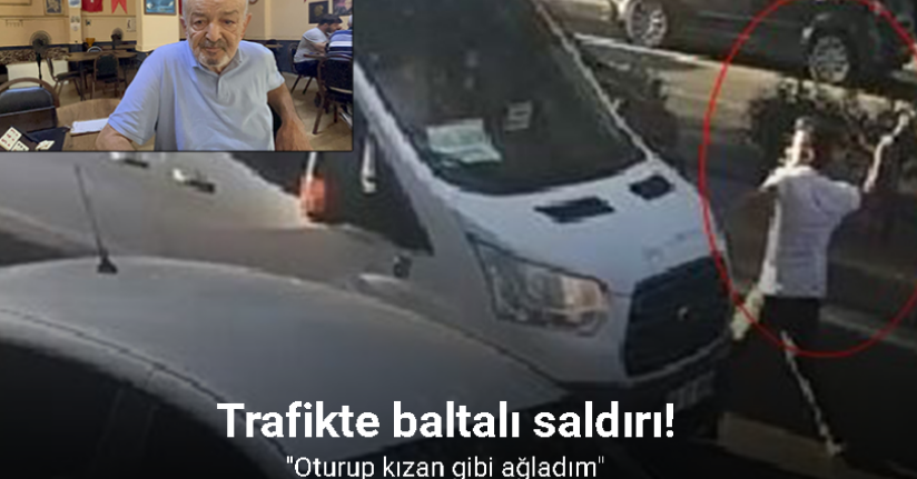 Çorlu’da trafikte baltalı saldırı