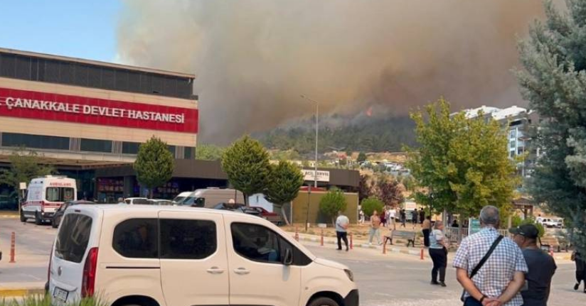 Çanakkale Valiliği açıkladı: Hastane kısmen tahliye edildi