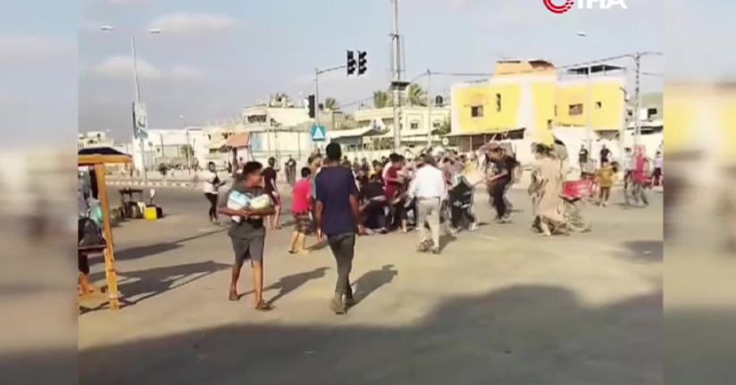 İsrail destekli çeteler, Gazze Şeridi’ne insani yardım getiren tırları yağmalamaya devam ediyor