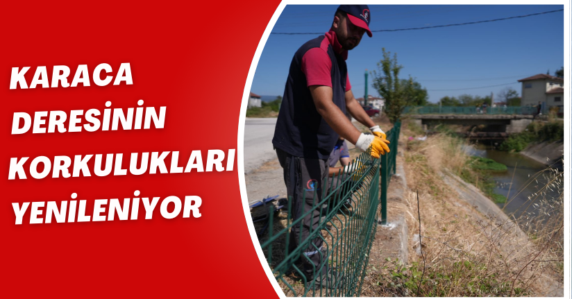  Karaca Deresinin Korkulukları Yenileniyor