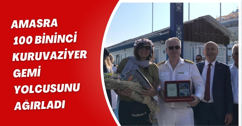 Amasra 100 bininci kuruvaziyer gemi yolcusunu ağırladı