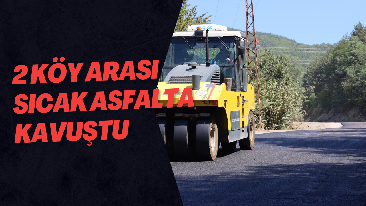 2 Köy Arası Sıcak Asfalta Kavuştu