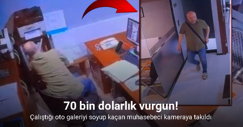 Bağcılar’da bir muhasebeci çalıştığı oto galeriden 70 bin dolar çalarak ortadan kayboldu