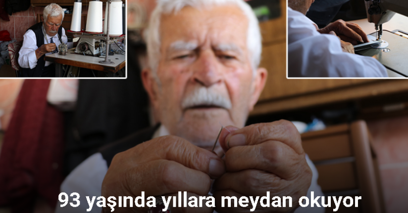 Terzilik mesleğini 80 yıldır sürdüren yaşlı adam: ''Dükkânı açmazsam hasta olurum''