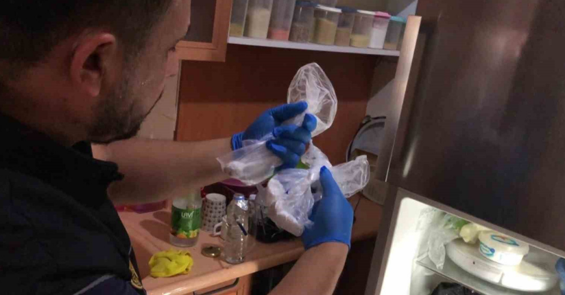 Kokain buzdolabından çıktı