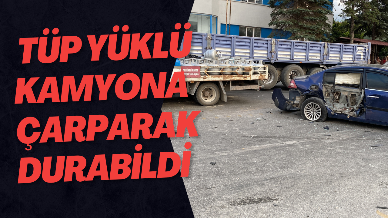 Facianın Eşiğinden Dönüldü: Tüp Yüklü Kamyon Kazaya Karıştı