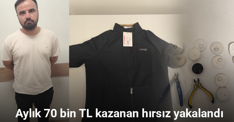 Büyük mağazalardan çaldığı kıyafetleri internetten sattı, aylık 70 bin TL kazanan hırsız yakalandı