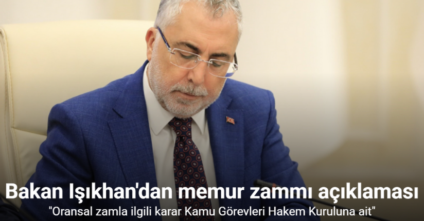 Bakan Işıkhan: 