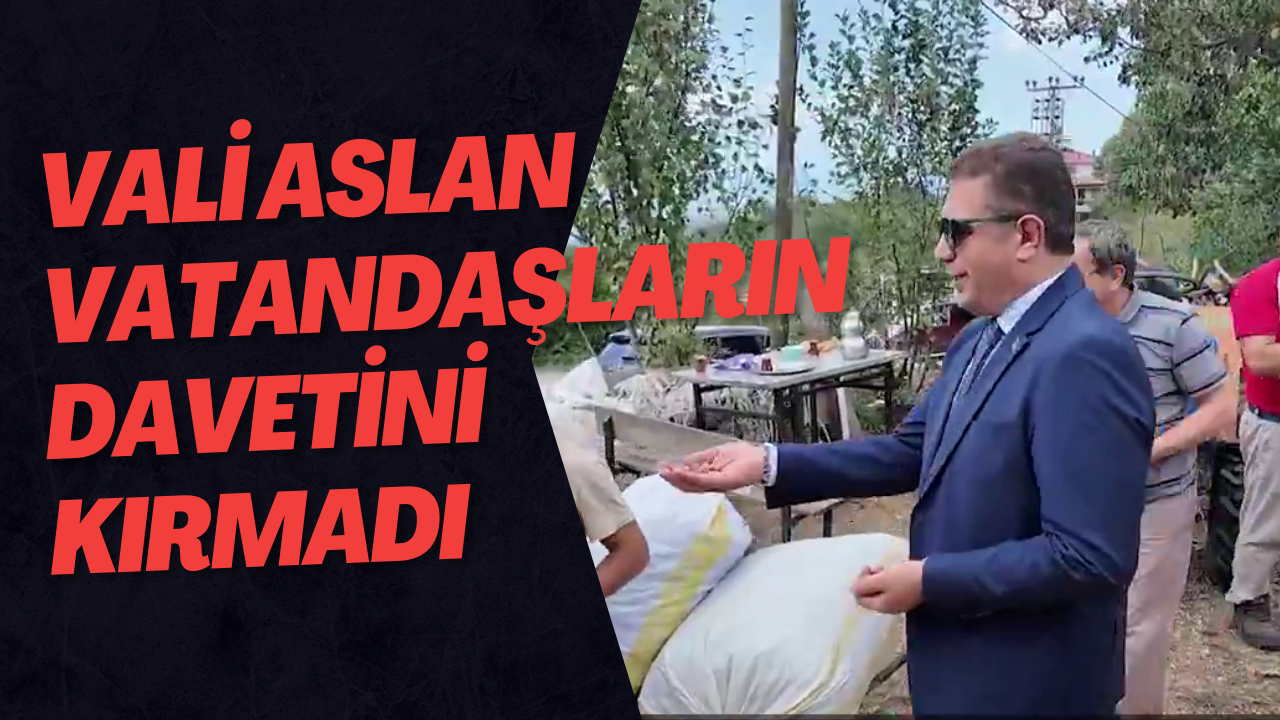 Vali Selçuk Aslan Eskiköy’de Vatandaşların Davetini Kırmadı