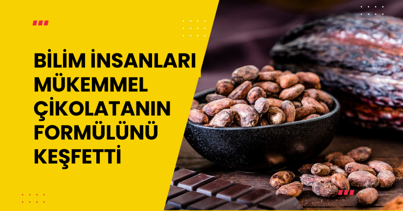 Bilim insanları mükemmel çikolatanın formülünü keşfetti