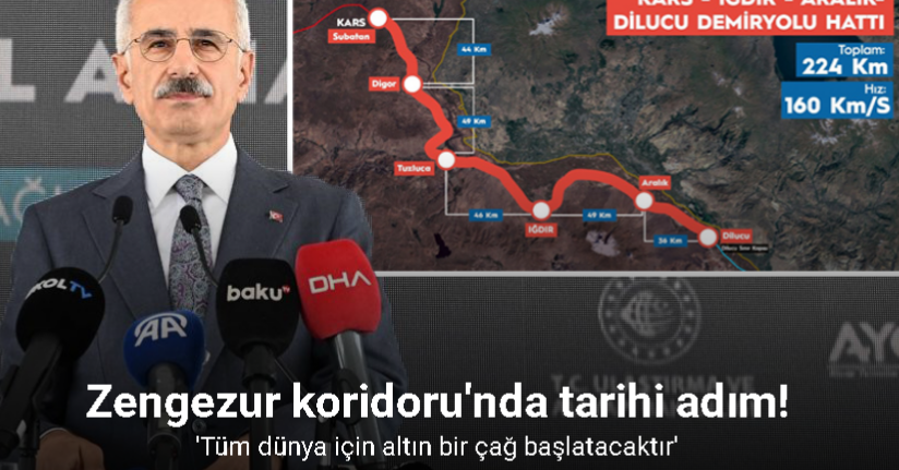 Bakan Uraloğlu'dan  Zengezur Koridoru,Açıklaması