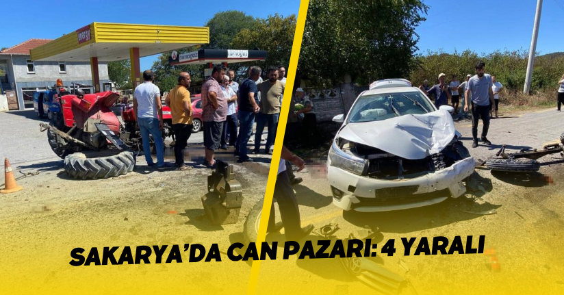  Sakarya’da can pazarı: 4 yaralı
