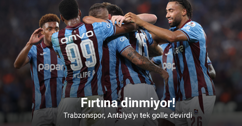 Trabzonspor, Antalya'yı tek golle devirdi