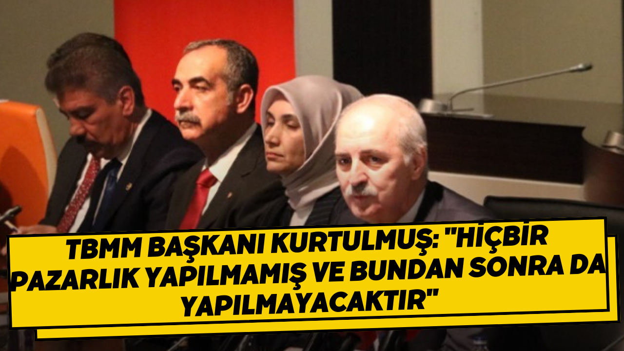 TBMM Başkanı Kurtulmuş: 