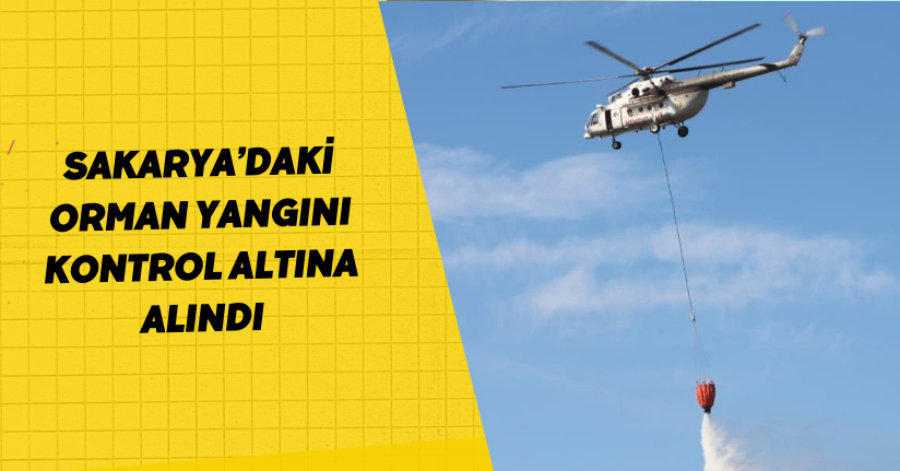 Sakarya’daki orman yangını kontrol altına alındı