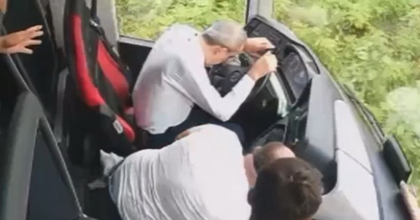 Otobüs kazasında yeni görüntüler ortaya çıktı: 